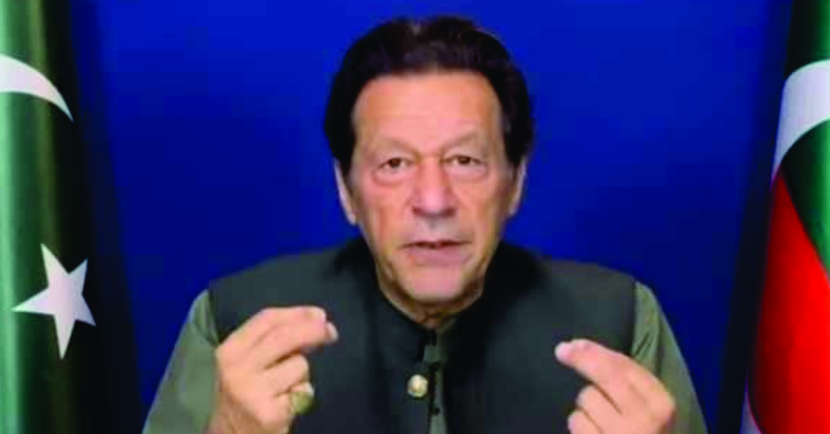 Only a government formed without the establishment can get the country out of its problems, Imran Khan