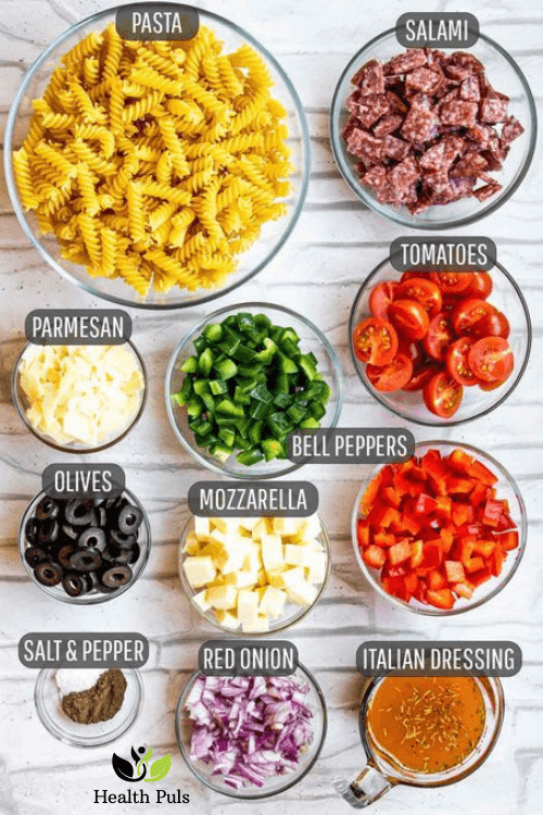 ingredients Italian Pasta Salad  Recipe